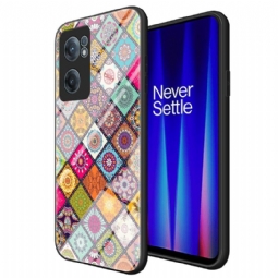 Kuori OnePlus Nord CE 2 5G Kaleidoscope Mandala Jalustalla