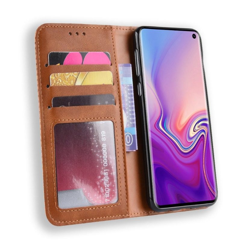 Kuoret Samsung Galaxy S10e Nahkatyyli Le Cirénius