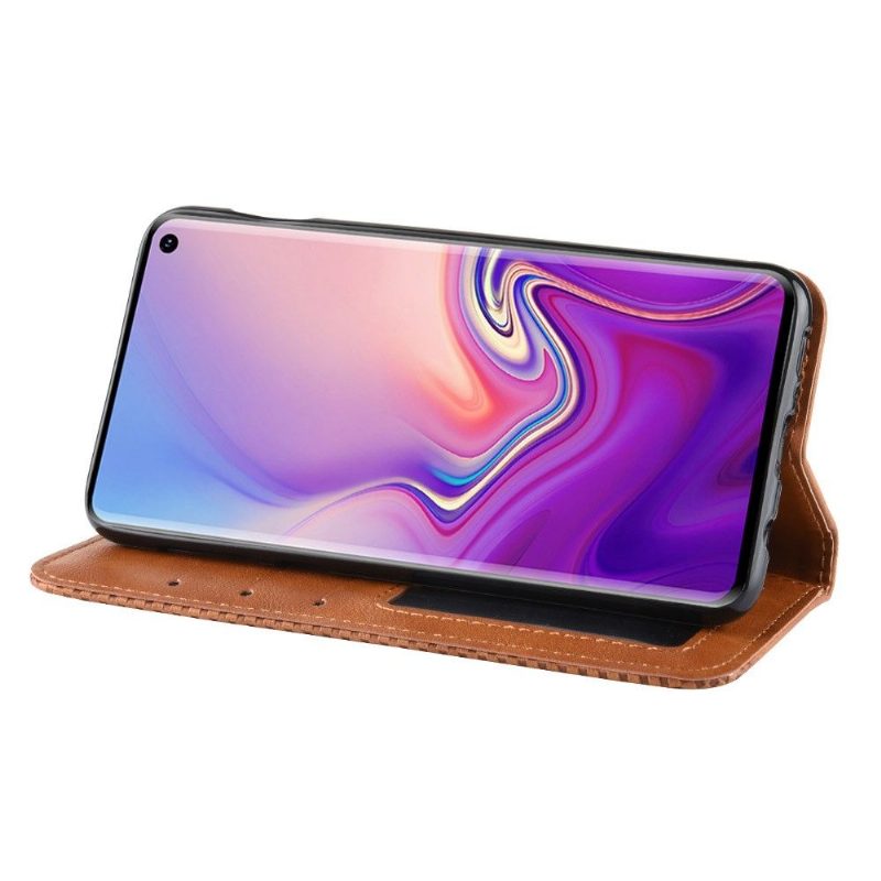 Kuoret Samsung Galaxy S10e Nahkatyyli Le Cirénius