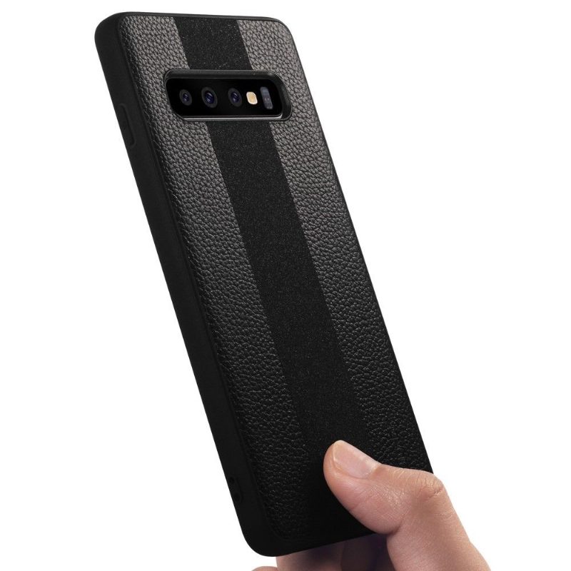 Kuori Samsung Galaxy S10e Faux Leather Sport