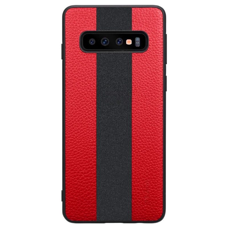 Kuori Samsung Galaxy S10e Faux Leather Sport