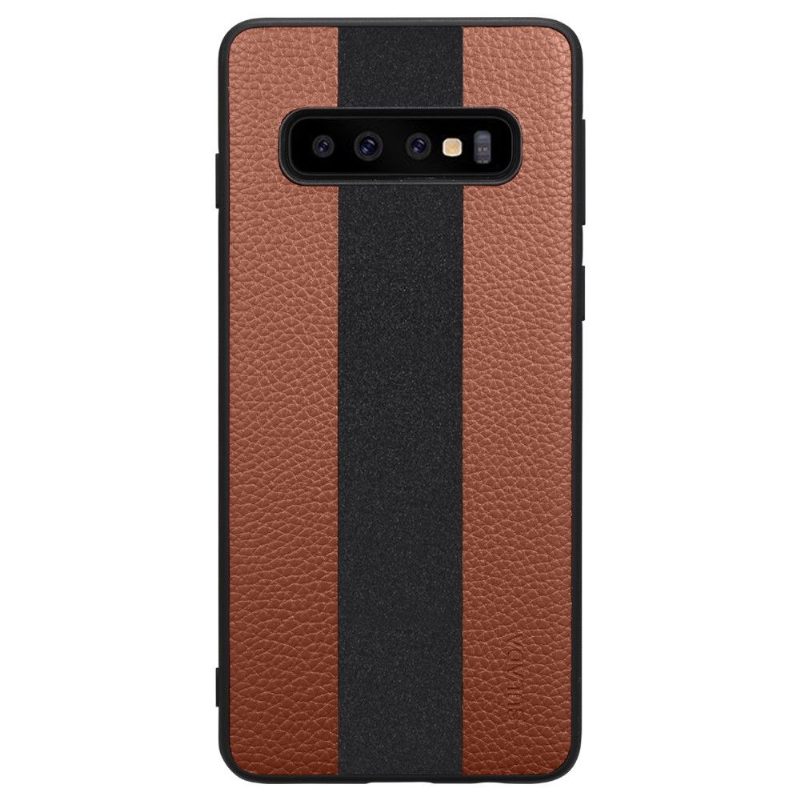 Kuori Samsung Galaxy S10e Faux Leather Sport