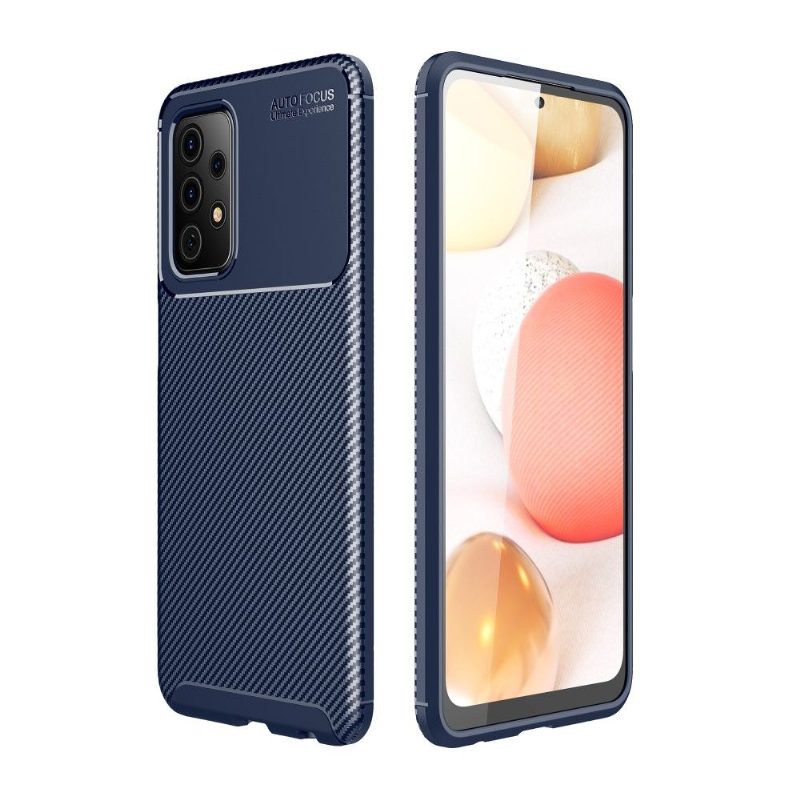 Case Samsung Galaxy A52 5G / A52 4G / A52s 5G Karbon Tyylikäs Silikoni