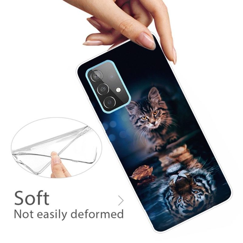 Case Samsung Galaxy A52 5G / A52 4G / A52s 5G Kissan Heijastus