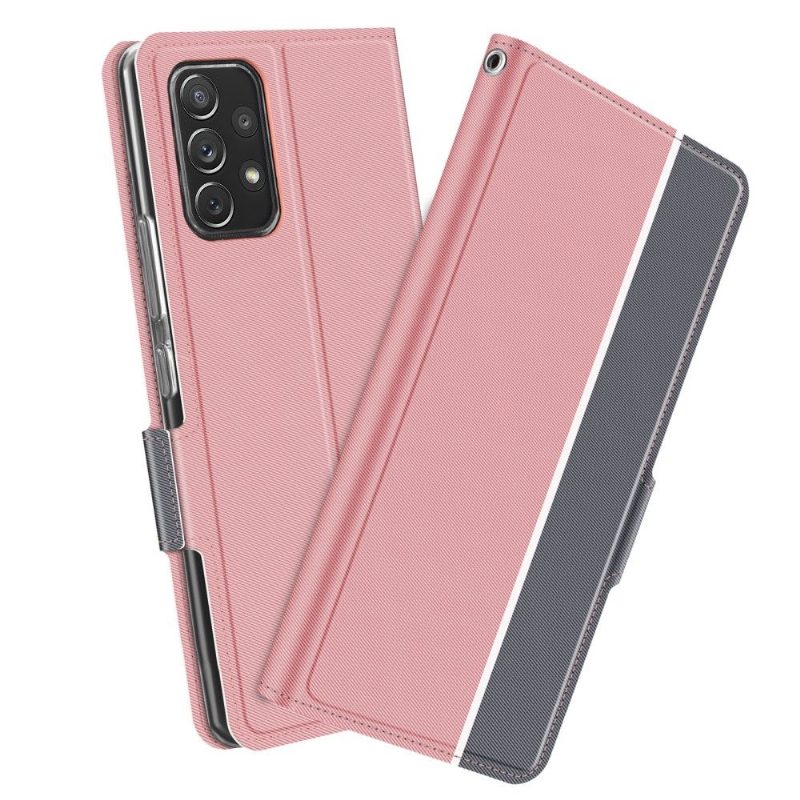 Flip Case Samsung Galaxy A52 5G / A52 4G / A52s 5G Hemming Victoria Style Nahka