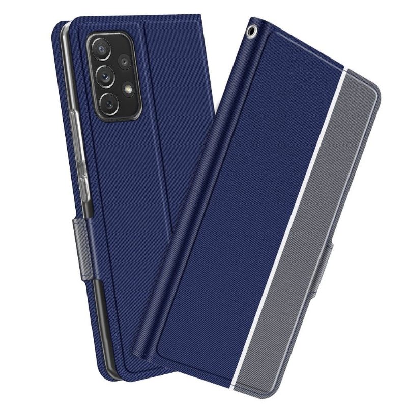 Flip Case Samsung Galaxy A52 5G / A52 4G / A52s 5G Hemming Victoria Style Nahka