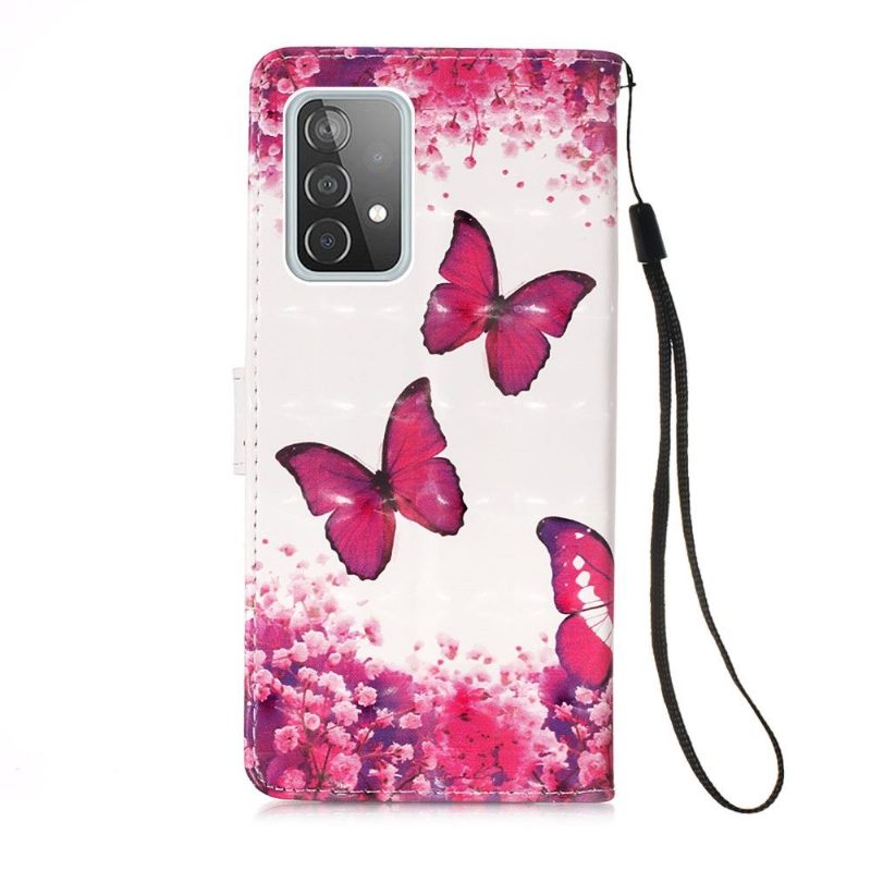 Kotelot Samsung Galaxy A52 5G / A52 4G / A52s 5G Butterflies Romance