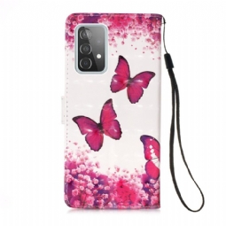 Kotelot Samsung Galaxy A52 5G / A52 4G / A52s 5G Butterflies Romance