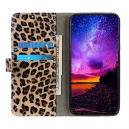 Kotelot Samsung Galaxy A52 5G / A52 4G / A52s 5G Faux Leather Leopard Style