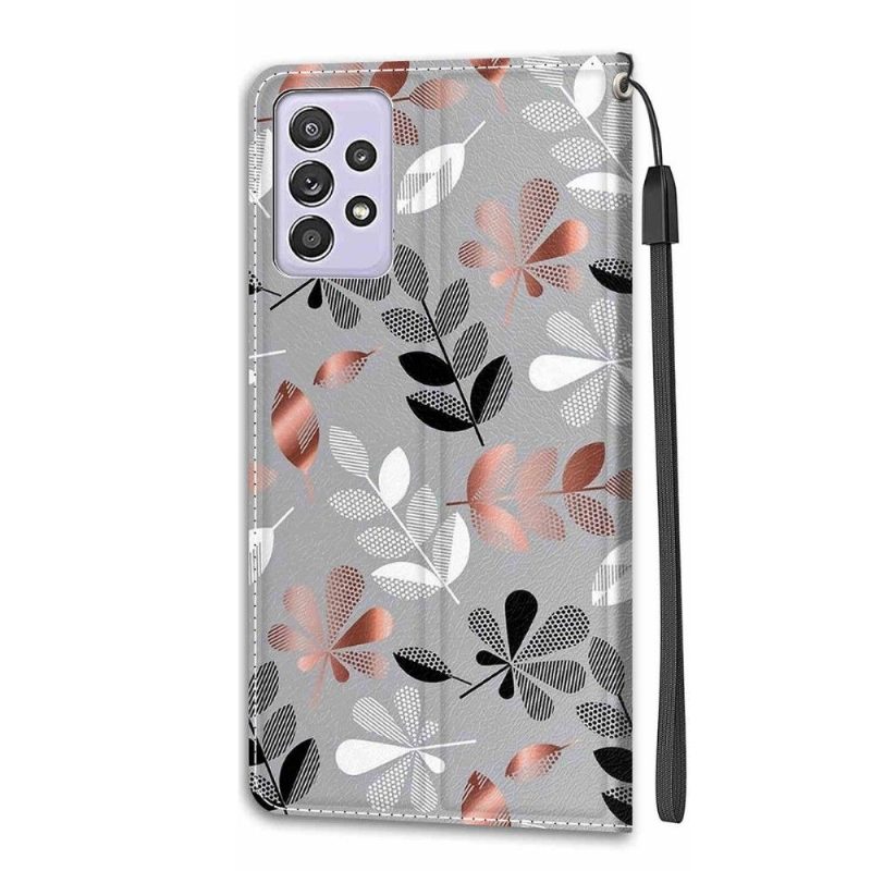 Kotelot Samsung Galaxy A52 5G / A52 4G / A52s 5G Illustration Wild Leaves