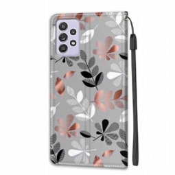 Kotelot Samsung Galaxy A52 5G / A52 4G / A52s 5G Illustration Wild Leaves