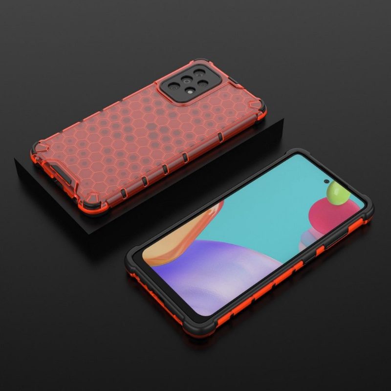 Kuori Samsung Galaxy A52 5G / A52 4G / A52s 5G Suojakuori Kiristysnyörillä Honeycomb Design