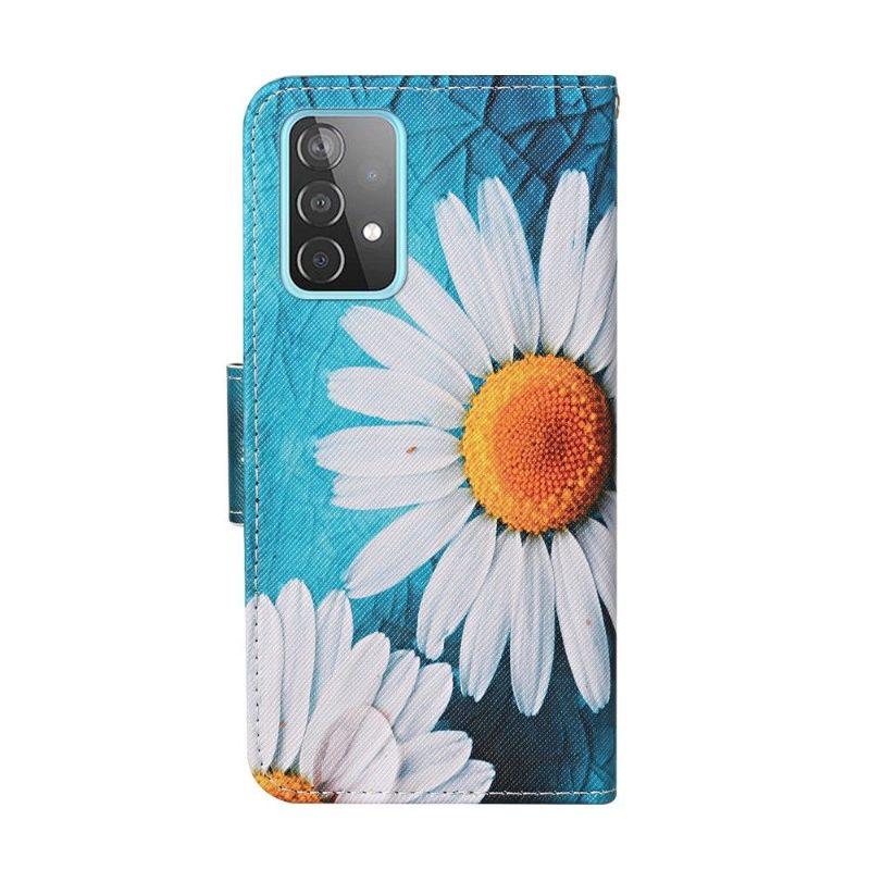 Nahkakotelo Samsung Galaxy A52 5G / A52 4G / A52s 5G Marguerite