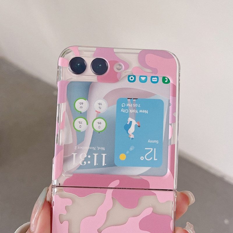 Kuori Samsung Galaxy Z Flip 5 Saumaton Naamiointikuvio