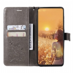 Flip Case Google Pixel 6 Pro Hemming Butterflies -toimintotuki