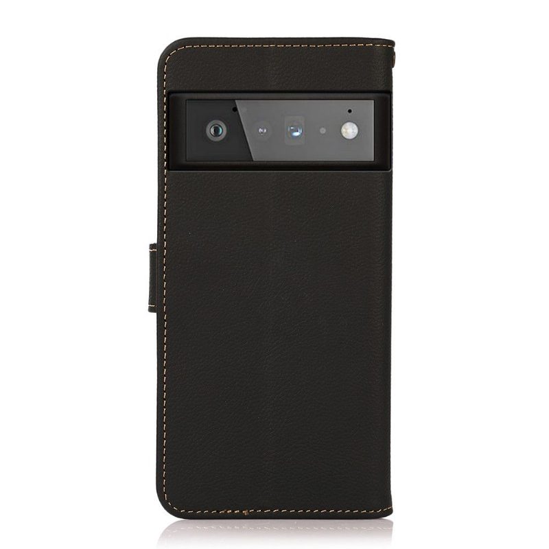 Flip Case Google Pixel 6 Pro Hemming Khazneh Classic Leather