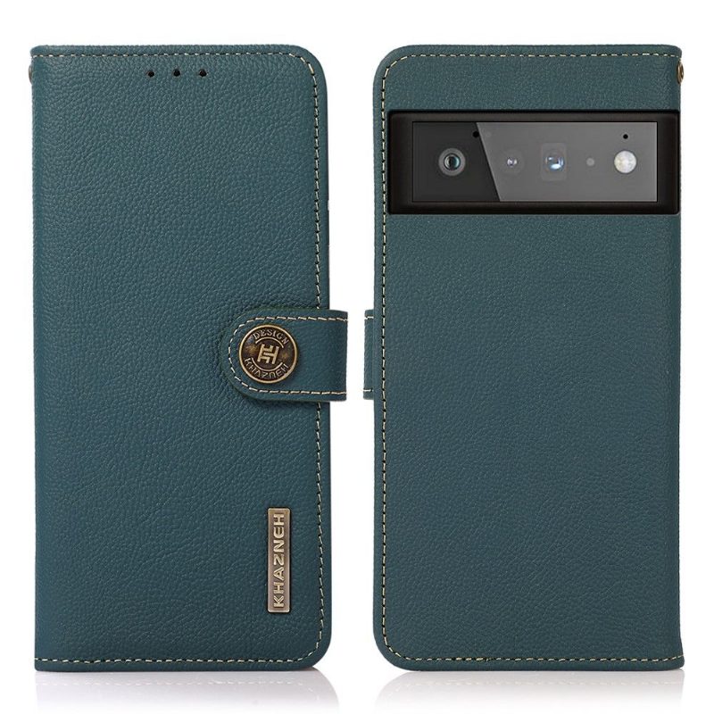 Flip Case Google Pixel 6 Pro Hemming Khazneh Classic Leather