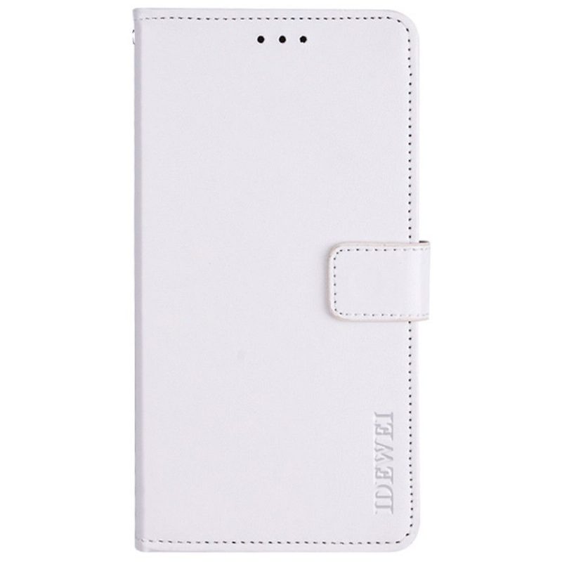 Flip Case Google Pixel 6 Pro Hemming Kotelot Flip Idewei Folio -nahkaefekti