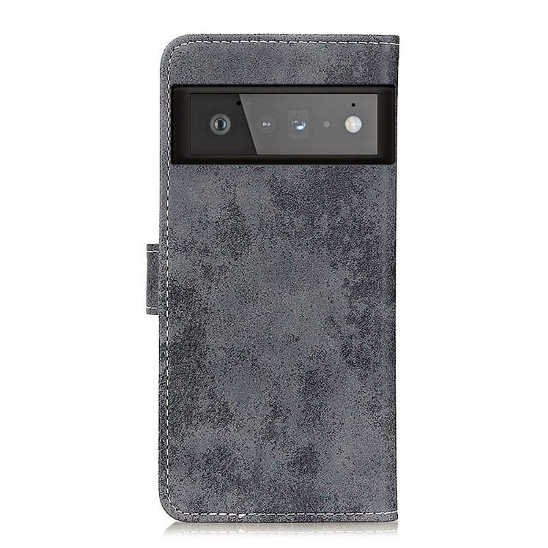 Kotelot Google Pixel 6 Pro Alkuperäinen Cyrius Faux Leather Vintage