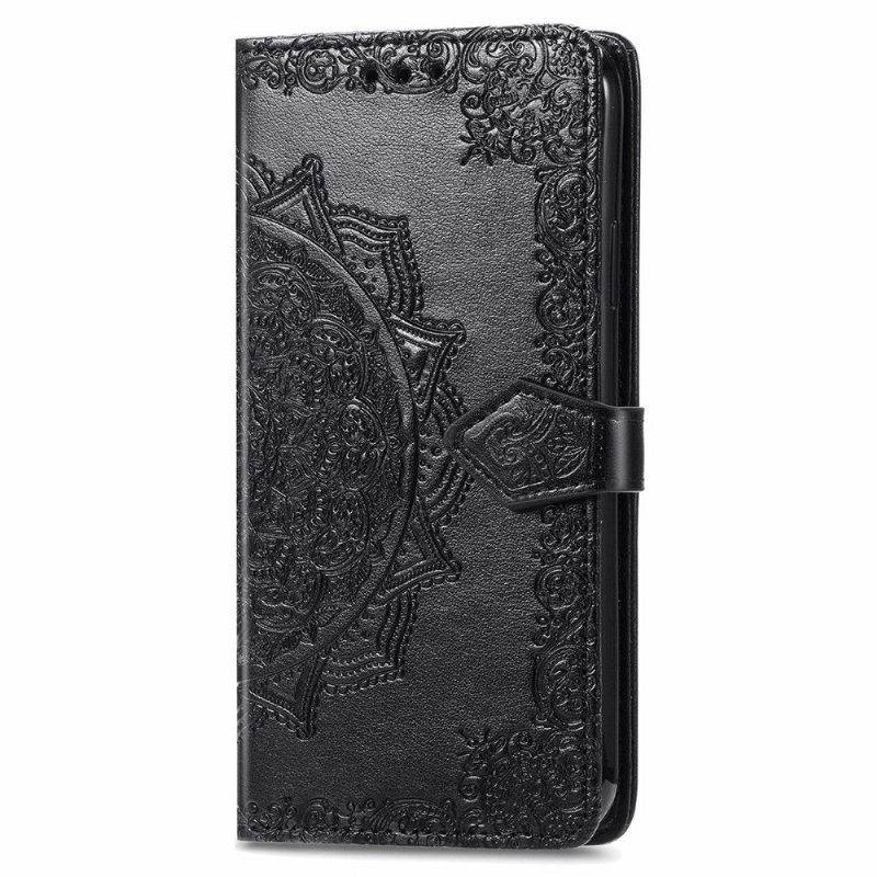 Kotelot Google Pixel 6 Pro Mandala Relief Faux Leather