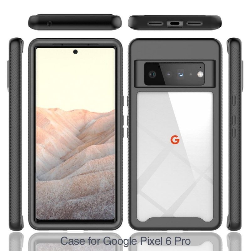 Kuori Google Pixel 6 Pro Hybrid Iskunkestävä Kirkas Selkä