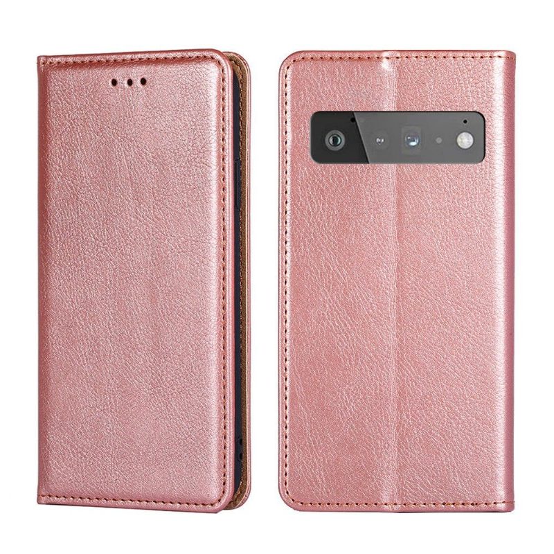 Puhelinkuoret Google Pixel 6 Pro Kotelot Flip Pure Faux Leather