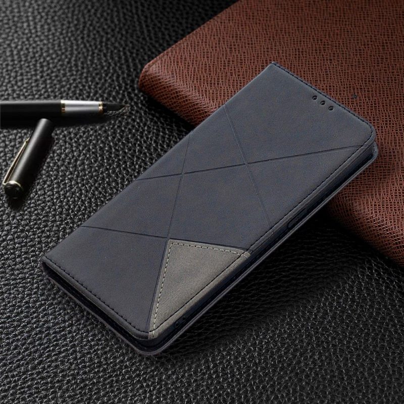 Flip Case Oppo Find X2 Neo Hemming Celinia Style Leather - Musta