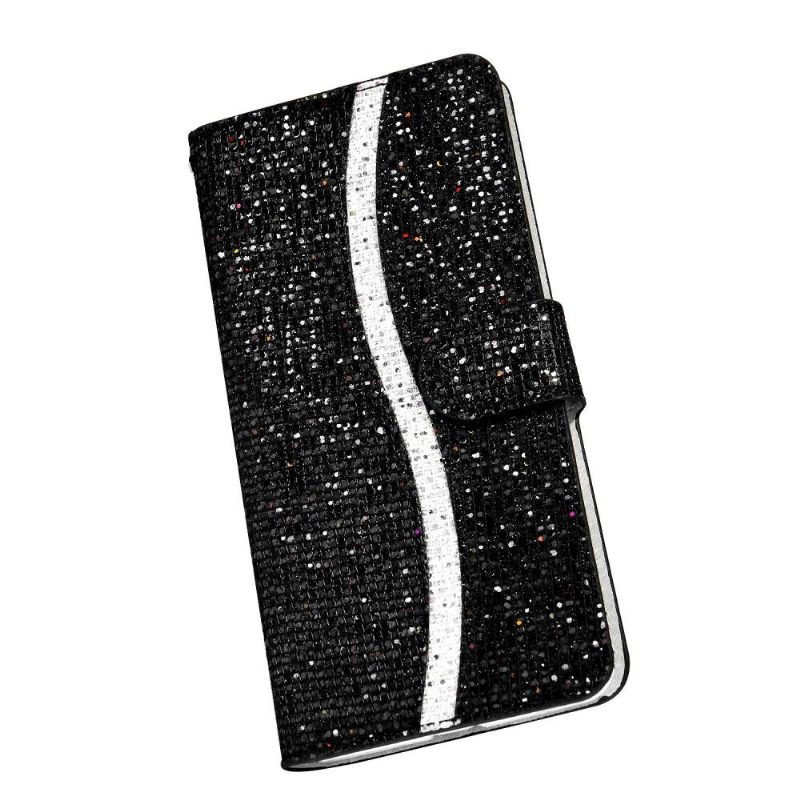 Kotelot Samsung Galaxy Note 20 Ultra Suojakuori Glitter-korttikotelo