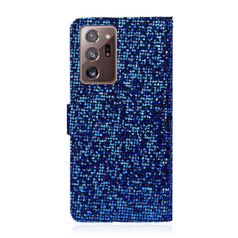 Kotelot Samsung Galaxy Note 20 Ultra Suojakuori Glitter-korttikotelo