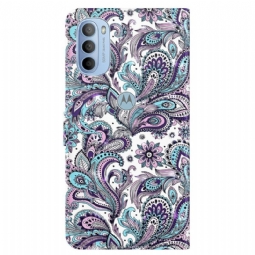 Nahkakotelo Motorola Moto G31 / Moto G41 Murtumaton Puhelinkuoret Paisley Flower