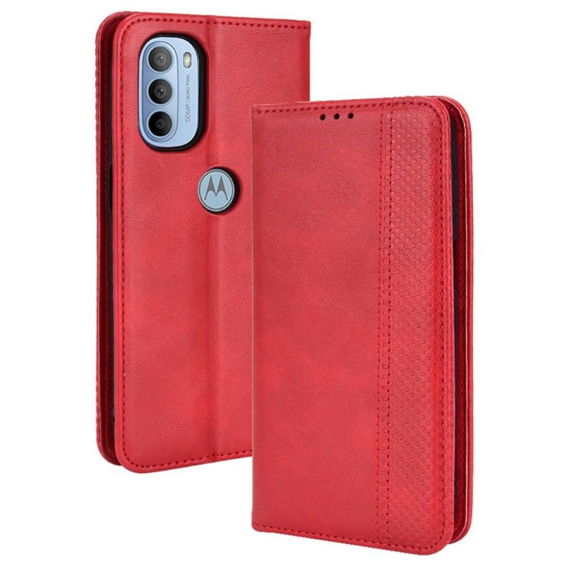 Nahkakuori Motorola Moto G31 / Moto G41 Murtumaton Puhelinkuoret Cirénius-tyylinen Nahka