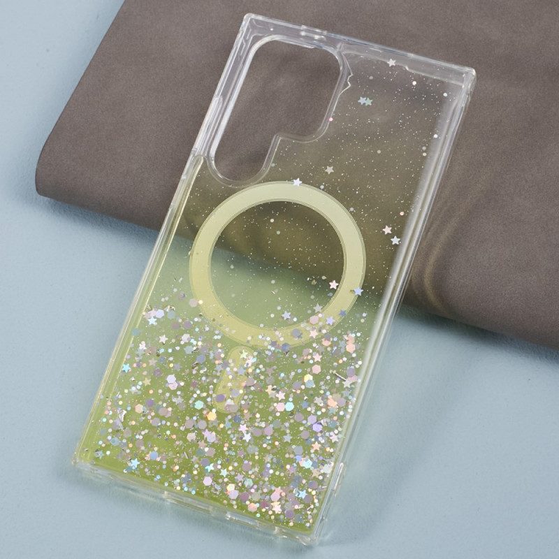 Case Samsung Galaxy S24 Ultra 5g Puhelinkuoret Magsafe-yhteensopiva Glitter