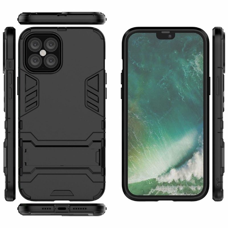 Case iPhone 12 Pro Max Cool Guard Iskunkestävä Integroidulla Jalustalla