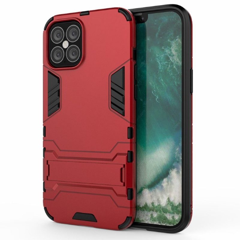 Case iPhone 12 Pro Max Cool Guard Iskunkestävä Integroidulla Jalustalla