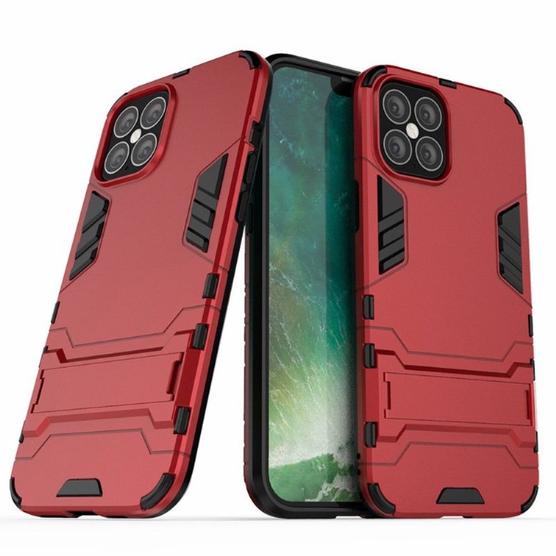 Case iPhone 12 Pro Max Cool Guard Iskunkestävä Integroidulla Jalustalla