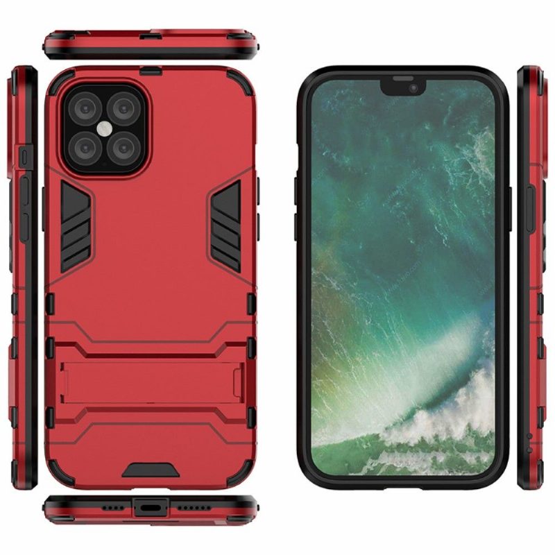 Case iPhone 12 Pro Max Cool Guard Iskunkestävä Integroidulla Jalustalla