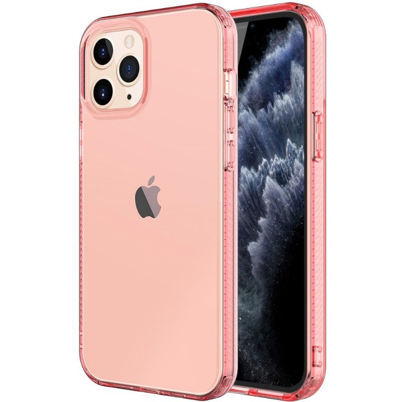 Case iPhone 12 Pro Max Murtumaton Puhelinkuoret Puoliksi Läpinäkyvä