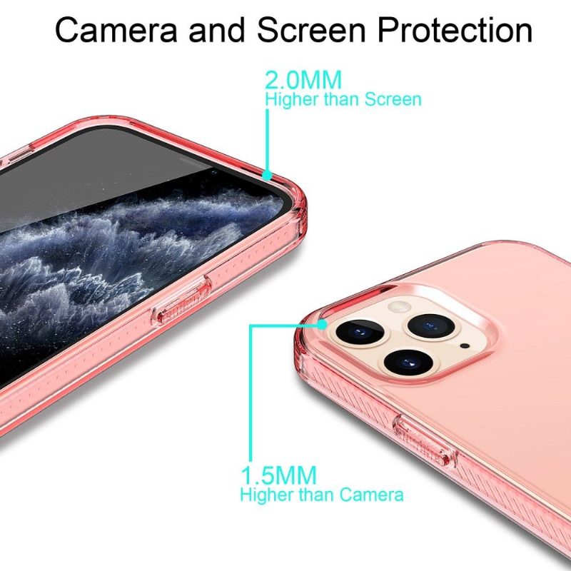 Case iPhone 12 Pro Max Murtumaton Puhelinkuoret Puoliksi Läpinäkyvä