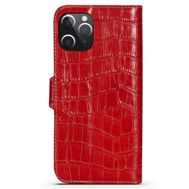 Kotelot iPhone 12 Pro Max Croc Look Leather