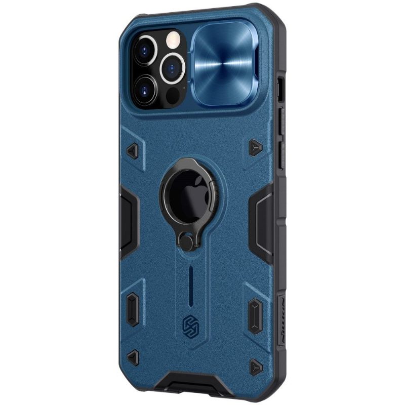 Kuori iPhone 12 Pro Max Armor Kotelo Linssisuojuksella - Sininen