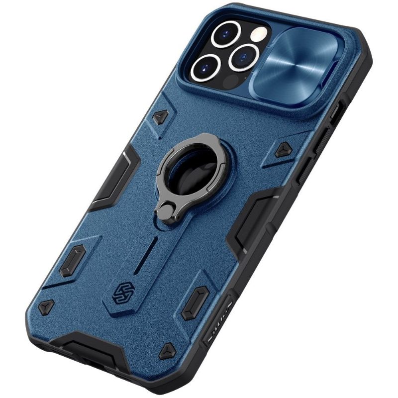 Kuori iPhone 12 Pro Max Armor Kotelo Linssisuojuksella - Sininen