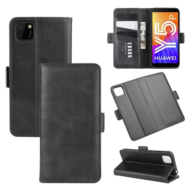 Flip Case Huawei Y5p Hemming Matta Keinonahkainen Kansi