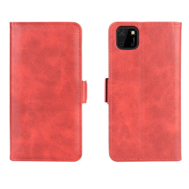 Flip Case Huawei Y5p Hemming Matta Keinonahkainen Kansi