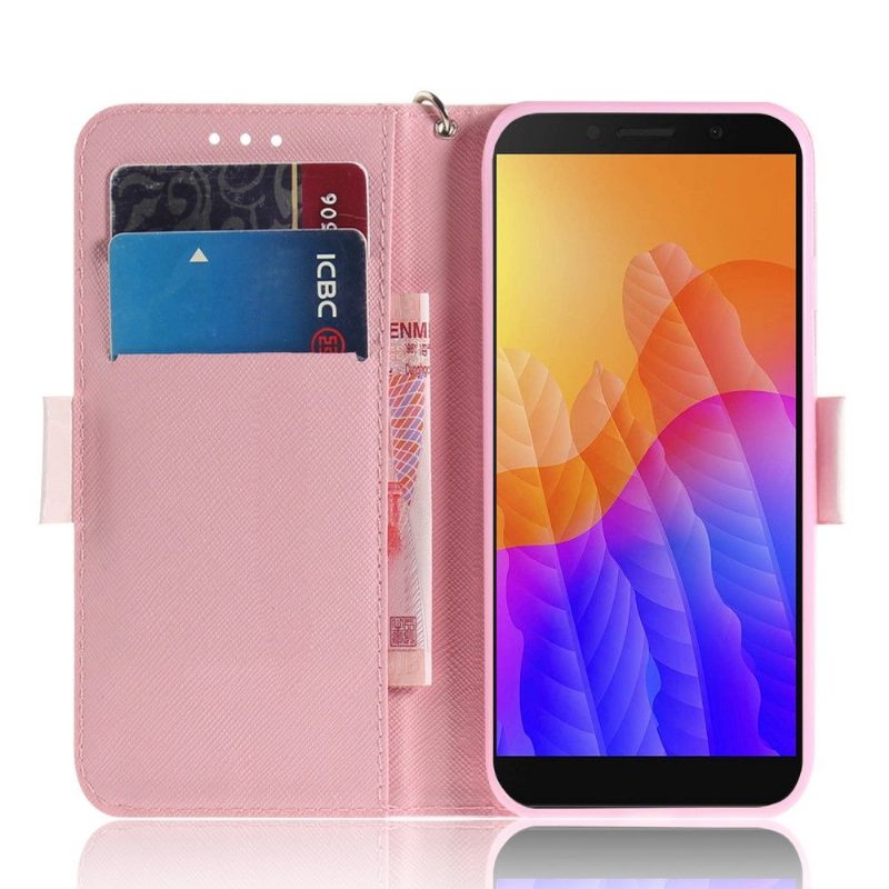 Flip Case Huawei Y5p Hemming Suloinen Panda