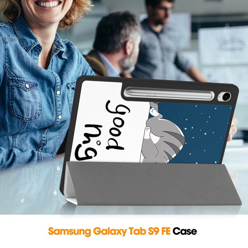 Samsung Galaxy Tab S9 Fe Hyvää Yötä Kynäteline