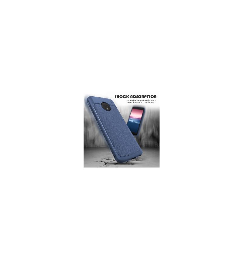 Case Motorola Moto G6 Gentlemen -sarja - Laivastonsininen