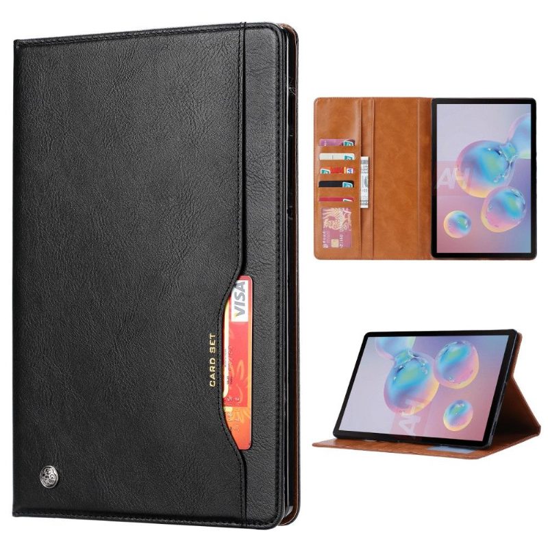 Flip Case Samsung Galaxy Tab S7+ Hemming Telinekotelo Keinonahkaa