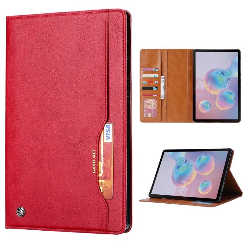 Flip Case Samsung Galaxy Tab S7+ Hemming Telinekotelo Keinonahkaa