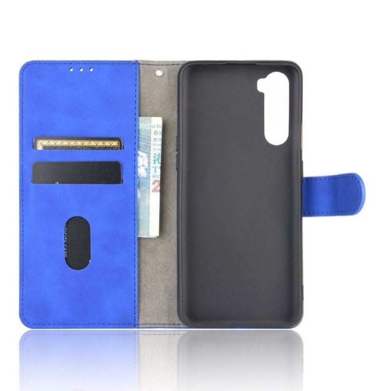 Flip Case OnePlus Nord Hemming Kotelot Flip Faux Leather Blue