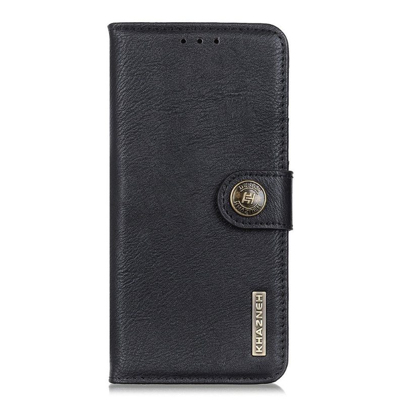 Kotelot OnePlus Nord Alkuperäinen Khazneh Leather Effect -korttikotelo